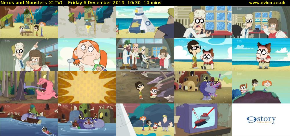Nerds and Monsters (CITV) Friday 6 December 2019 10:30 - 10:40