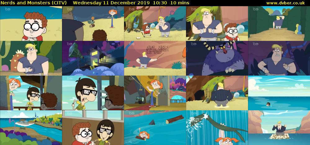 Nerds and Monsters (CITV) Wednesday 11 December 2019 10:30 - 10:40