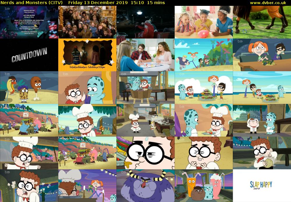 Nerds and Monsters (CITV) Friday 13 December 2019 15:10 - 15:25