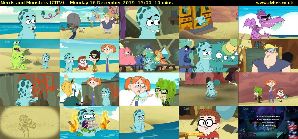 Nerds and Monsters (CITV) Monday 16 December 2019 15:00 - 15:10