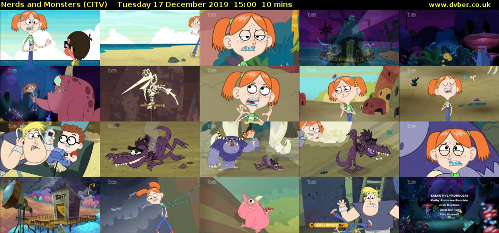 Nerds and Monsters (CITV) Tuesday 17 December 2019 15:00 - 15:10