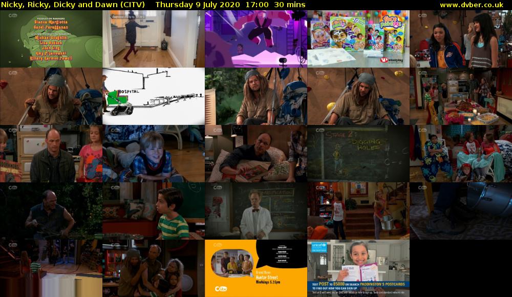 Nicky, Ricky, Dicky and Dawn (CITV) Thursday 9 July 2020 17:00 - 17:30