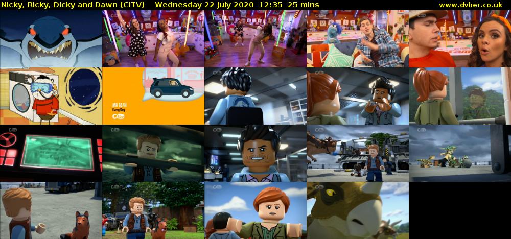 Nicky, Ricky, Dicky and Dawn (CITV) Wednesday 22 July 2020 12:35 - 13:00