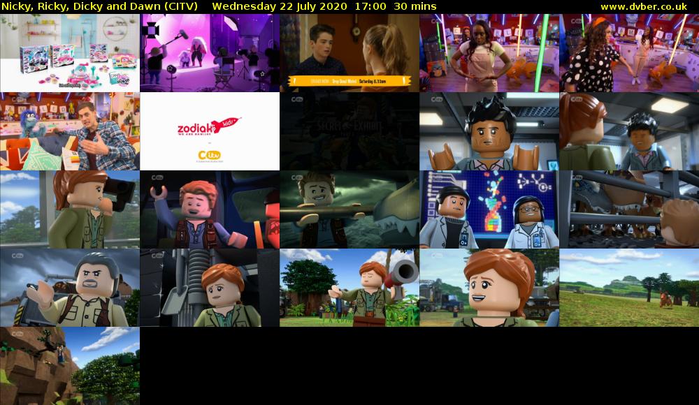 Nicky, Ricky, Dicky and Dawn (CITV) Wednesday 22 July 2020 17:00 - 17:30