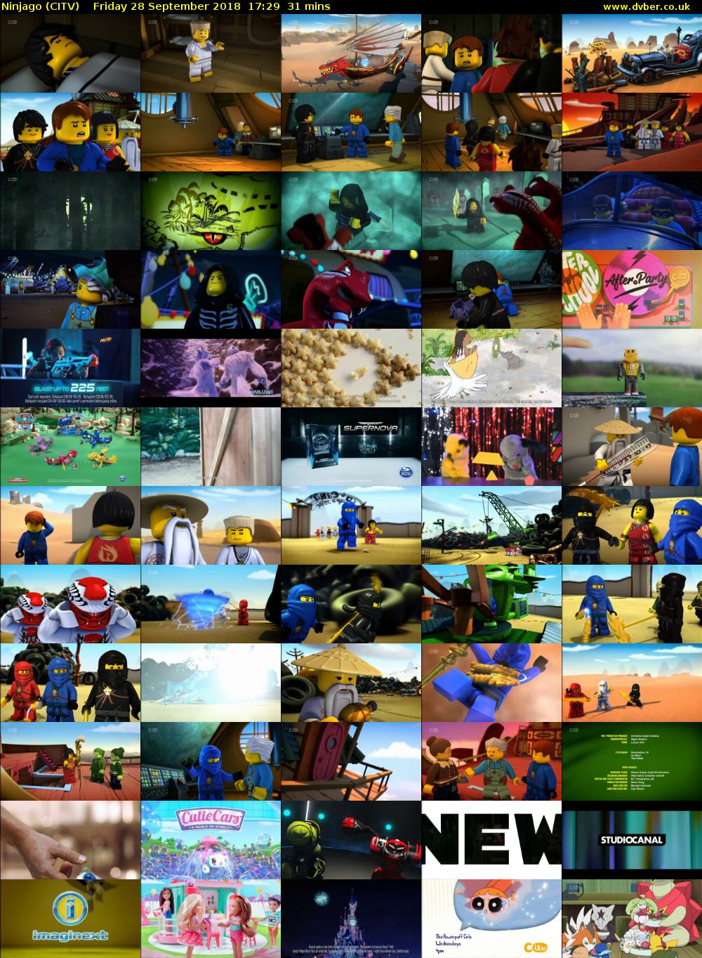 NinjaGo (CITV) Friday 28 September 2018 17:29 - 18:00