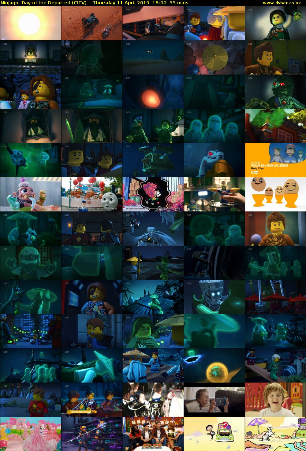 Ninjago: Day of the Departed (CITV) Thursday 11 April 2019 18:00 - 18:55