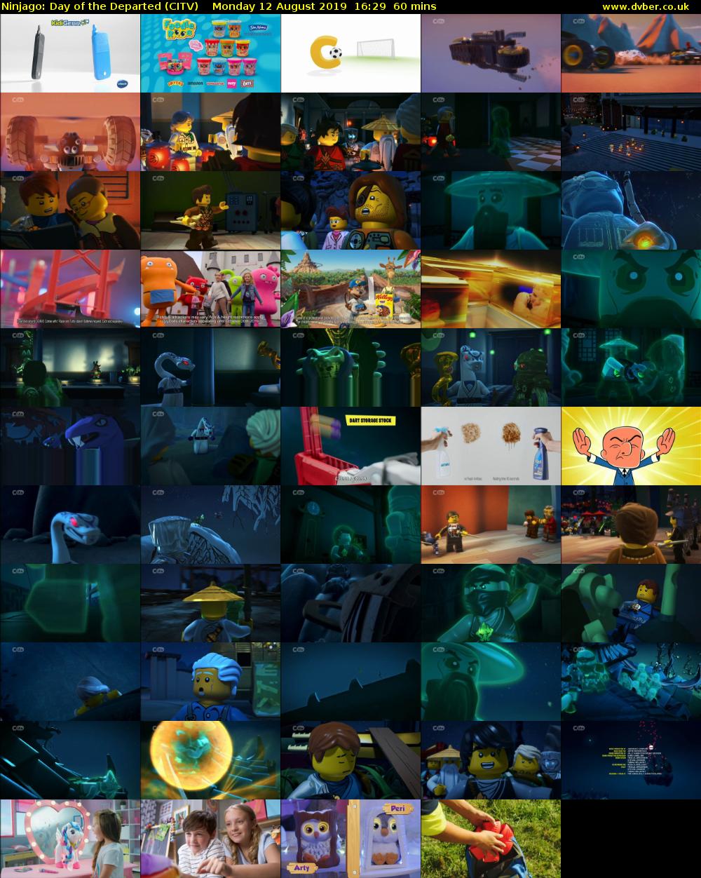 Ninjago: Day of the Departed (CITV) Monday 12 August 2019 16:29 - 17:29