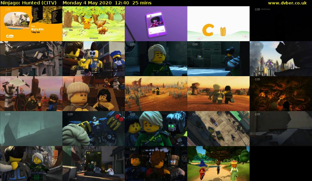 Ninjago: Hunted (CITV) Monday 4 May 2020 12:40 - 13:05