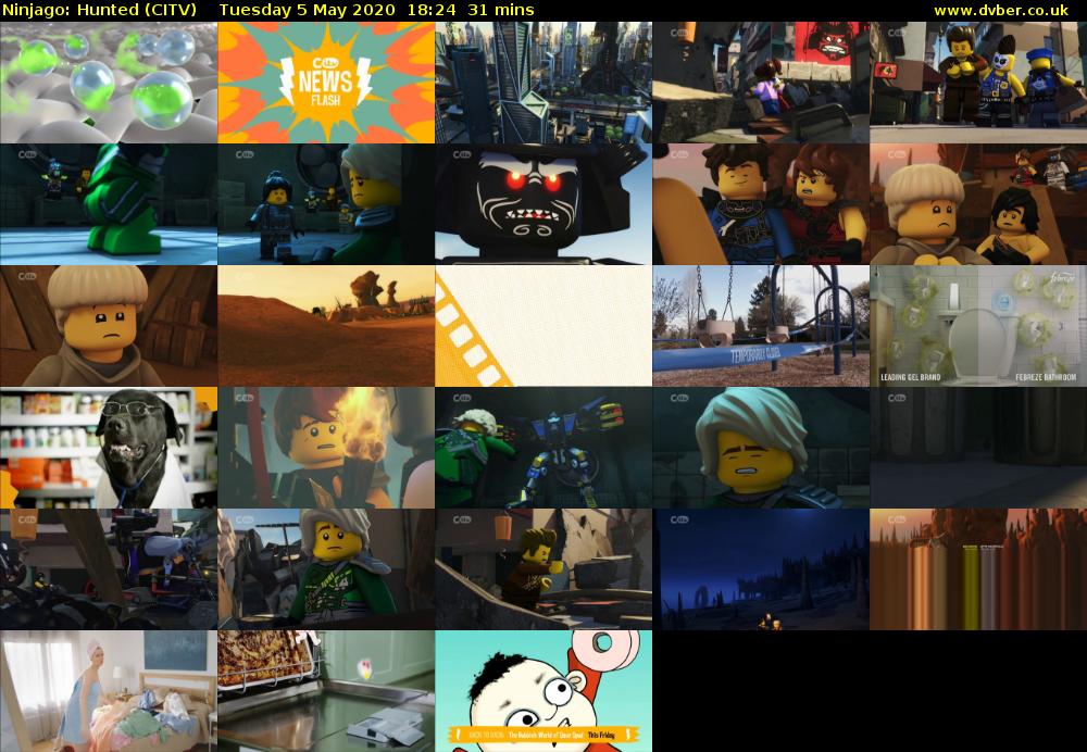 Ninjago: Hunted (CITV) Tuesday 5 May 2020 18:24 - 18:55
