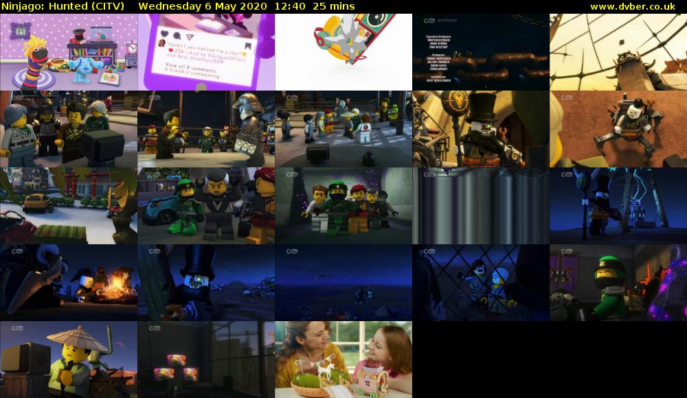 Ninjago: Hunted (CITV) Wednesday 6 May 2020 12:40 - 13:05