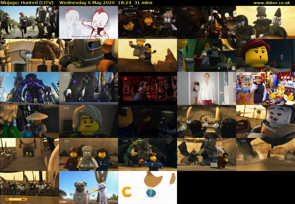 Ninjago: Hunted (CITV) Wednesday 6 May 2020 18:24 - 18:55