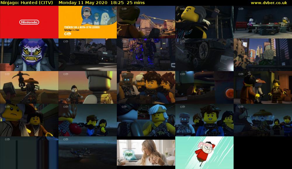 Ninjago: Hunted (CITV) Monday 11 May 2020 18:25 - 18:50