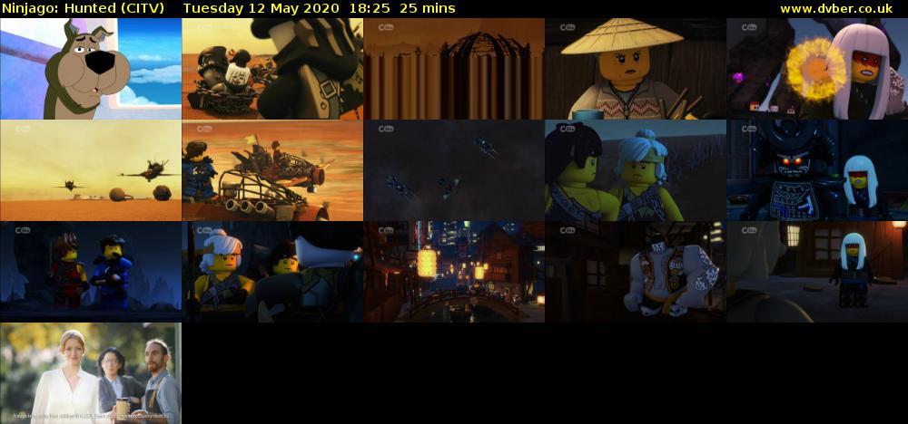 Ninjago: Hunted (CITV) Tuesday 12 May 2020 18:25 - 18:50