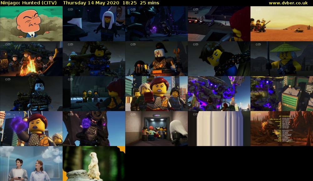 Ninjago: Hunted (CITV) Thursday 14 May 2020 18:25 - 18:50