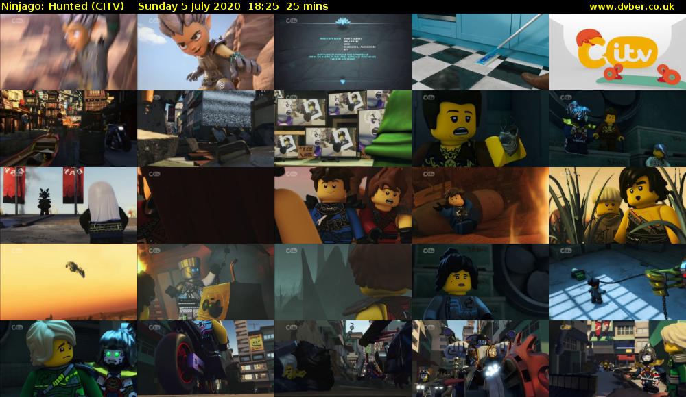 Ninjago: Hunted (CITV) Sunday 5 July 2020 18:25 - 18:50