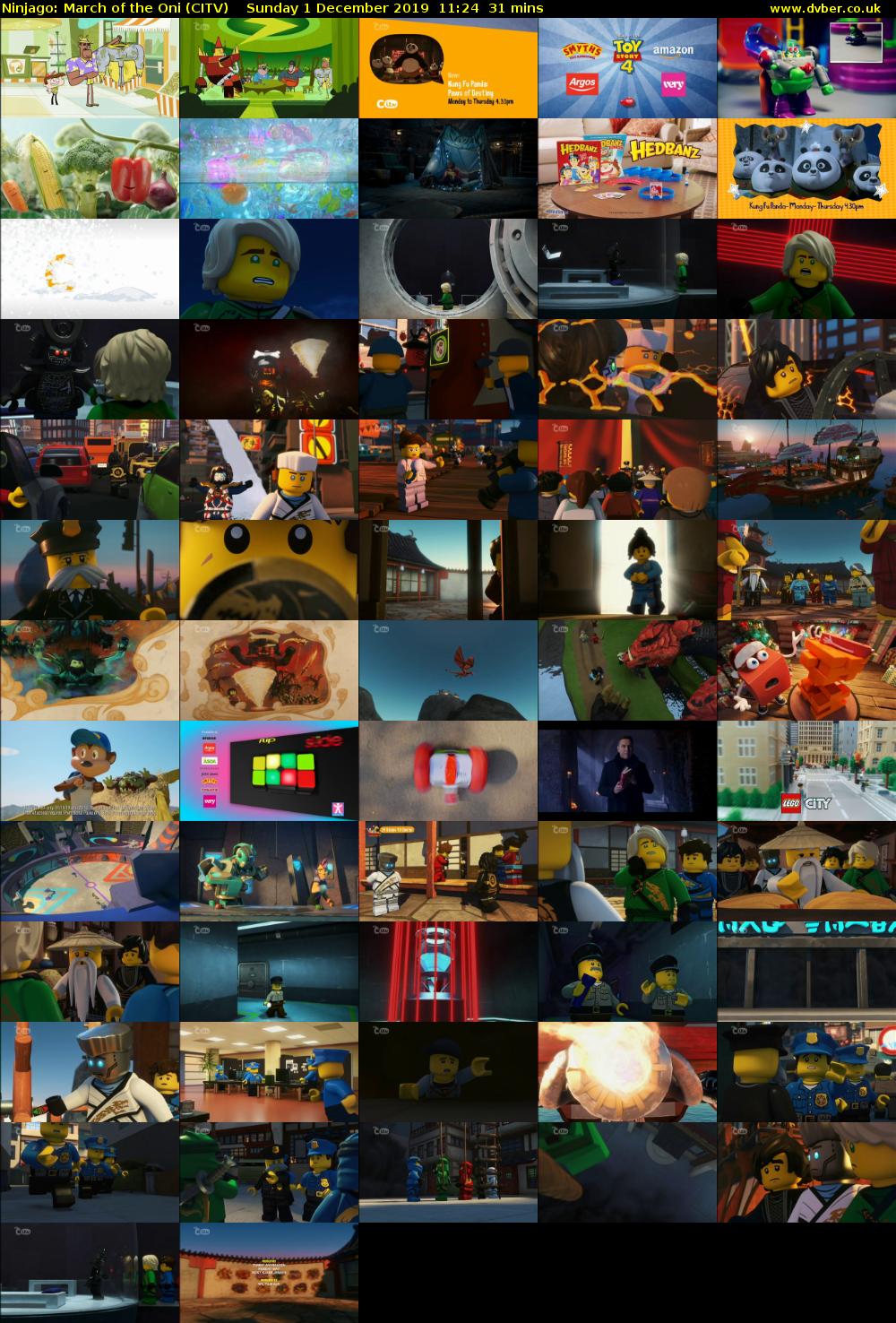 Ninjago: March of the Oni (CITV) Sunday 1 December 2019 11:24 - 11:55