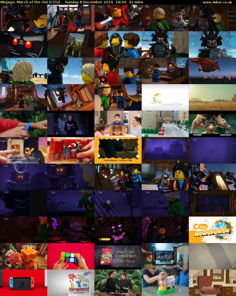 Ninjago: March of the Oni (CITV) Sunday 8 December 2019 18:44 - 19:15