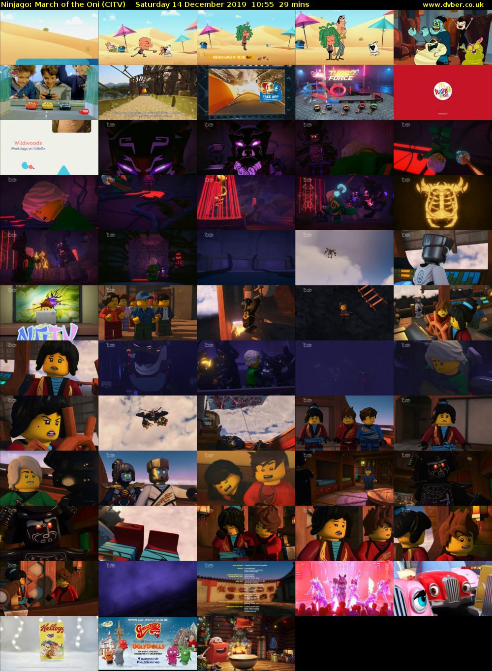 Ninjago: March of the Oni (CITV) Saturday 14 December 2019 10:55 - 11:24