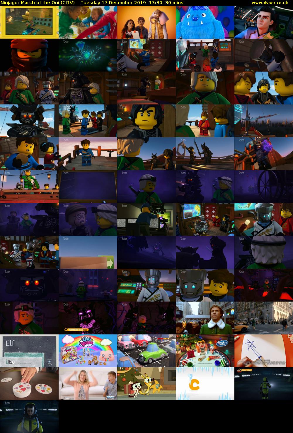 Ninjago: March of the Oni (CITV) Tuesday 17 December 2019 13:30 - 14:00