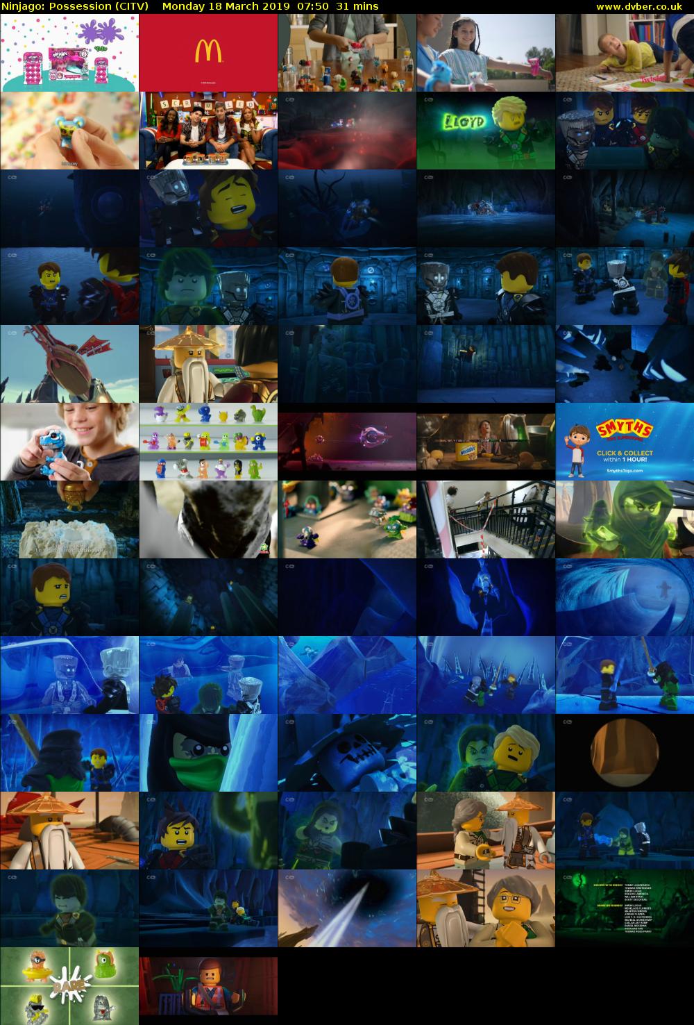 Ninjago: Possession (CITV) Monday 18 March 2019 07:50 - 08:21