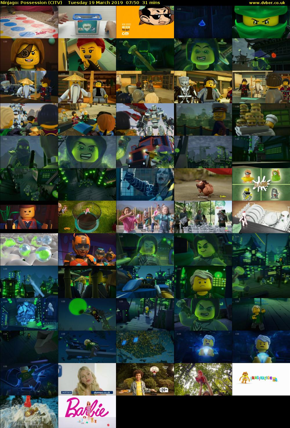 Ninjago: Possession (CITV) Tuesday 19 March 2019 07:50 - 08:21