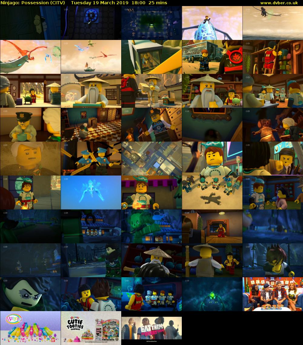 Ninjago: Possession (CITV) Tuesday 19 March 2019 18:00 - 18:25