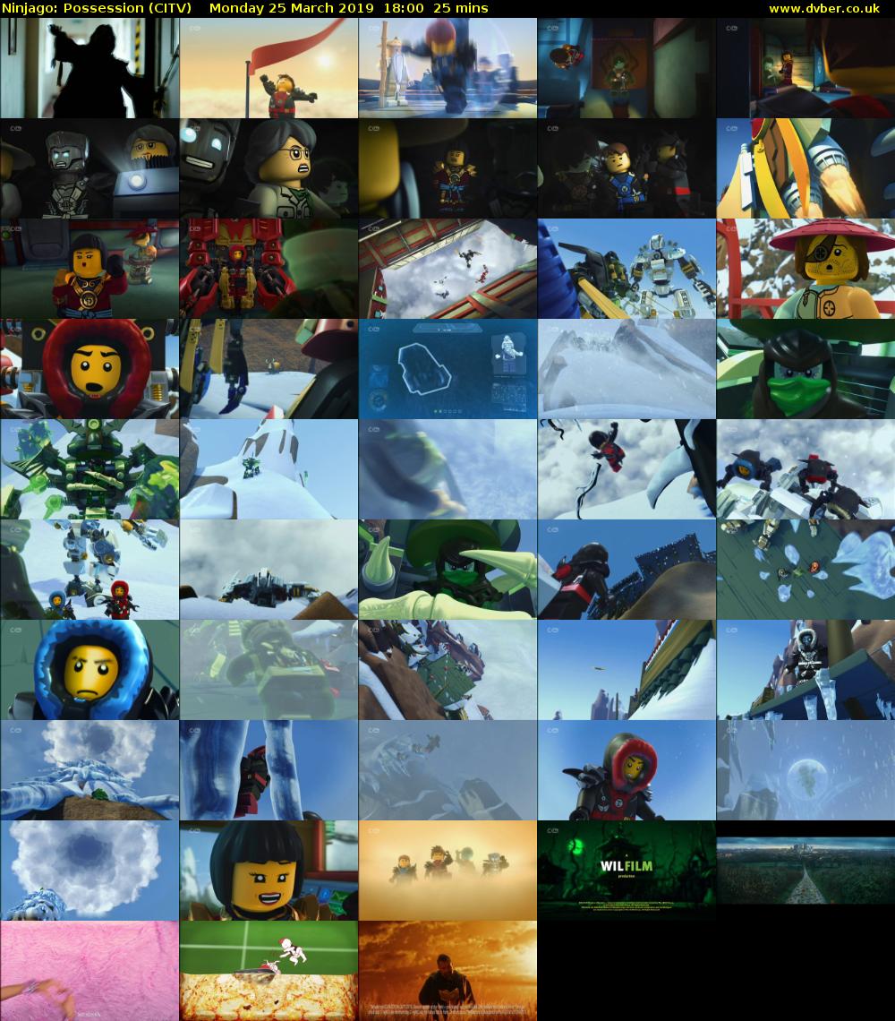 Ninjago: Possession (CITV) Monday 25 March 2019 18:00 - 18:25