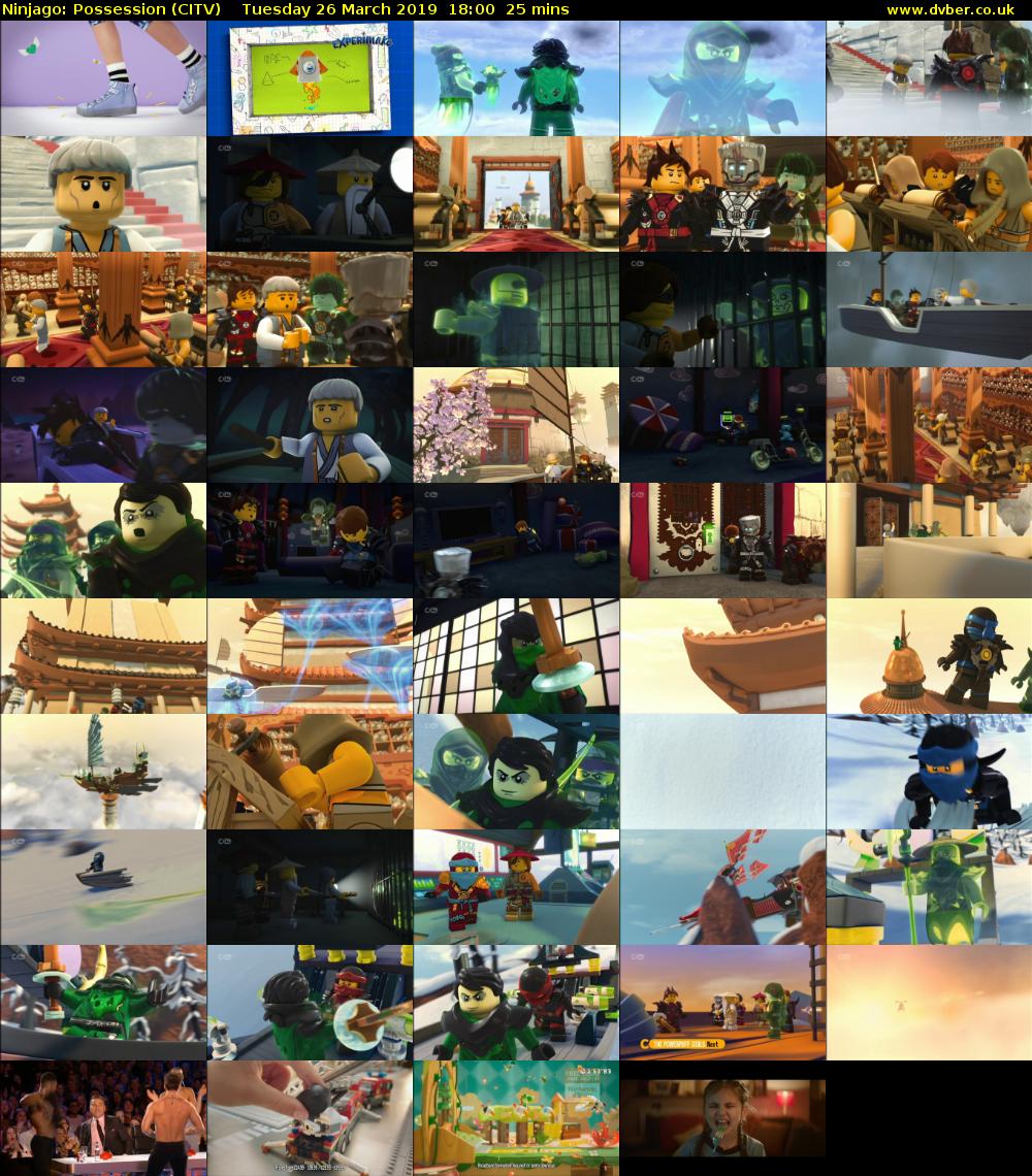 Ninjago: Possession (CITV) Tuesday 26 March 2019 18:00 - 18:25