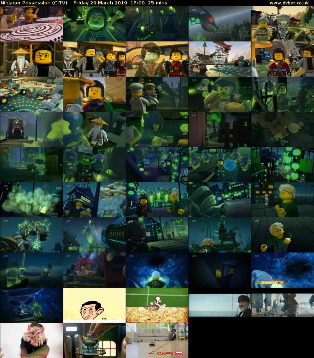 Ninjago: Possession (CITV) Friday 29 March 2019 18:00 - 18:25