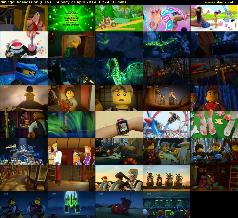 Ninjago: Possession (CITV) Sunday 21 April 2019 11:24 - 11:55