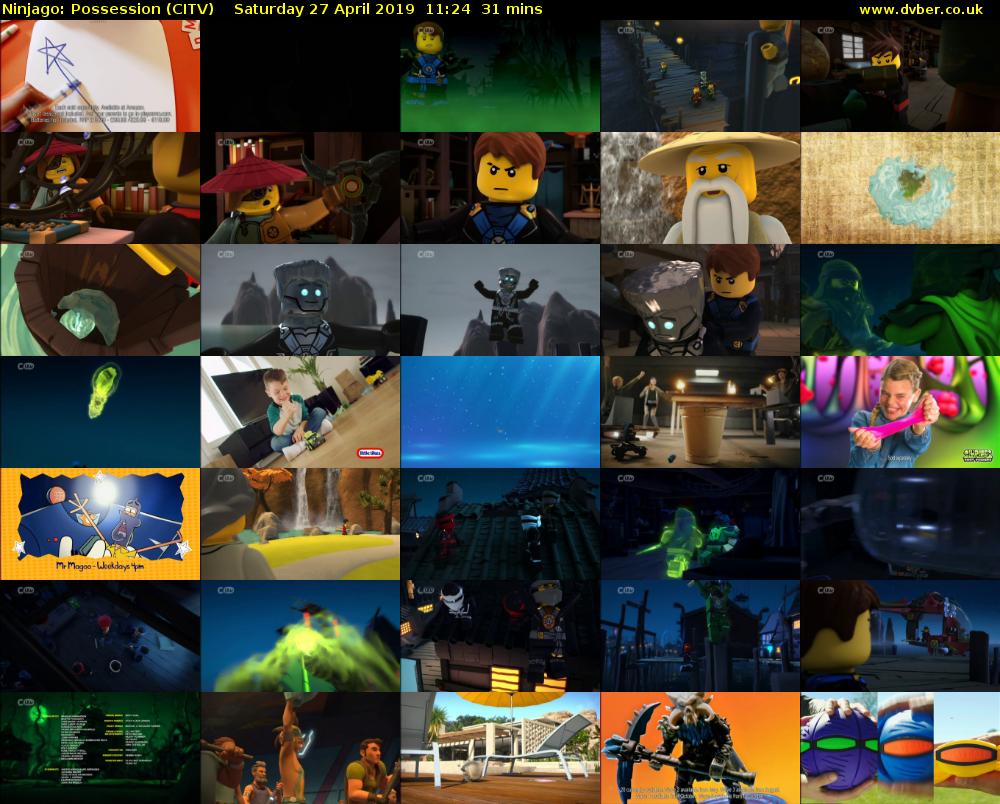 Ninjago: Possession (CITV) Saturday 27 April 2019 11:24 - 11:55