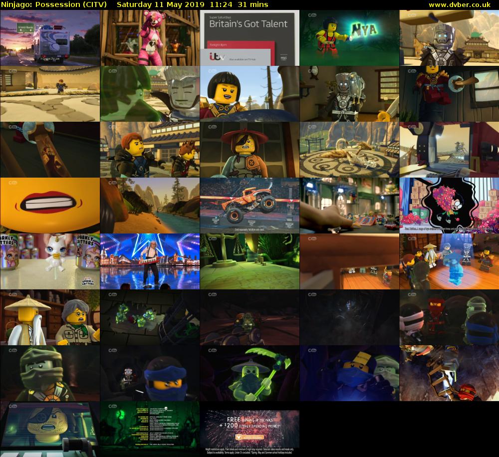 Ninjago: Possession (CITV) Saturday 11 May 2019 11:24 - 11:55