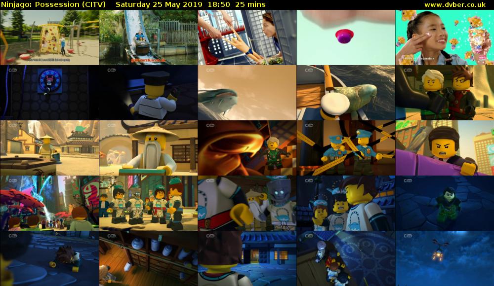 Ninjago: Possession (CITV) Saturday 25 May 2019 18:50 - 19:15