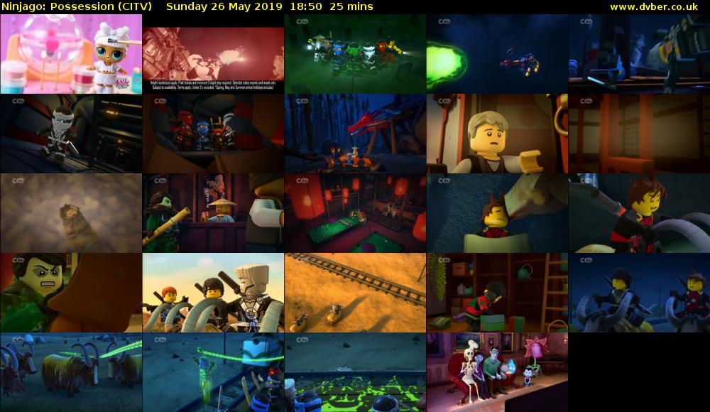 Ninjago: Possession (CITV) Sunday 26 May 2019 18:50 - 19:15