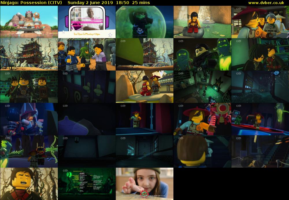Ninjago: Possession (CITV) Sunday 2 June 2019 18:50 - 19:15