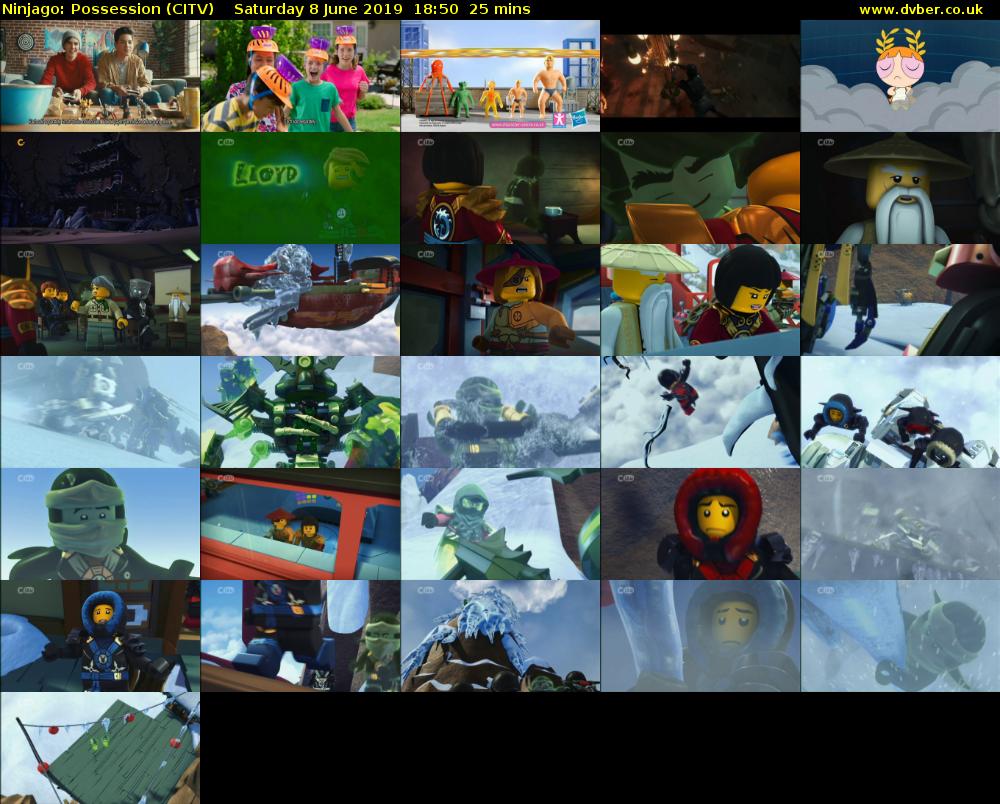 Ninjago: Possession (CITV) Saturday 8 June 2019 18:50 - 19:15