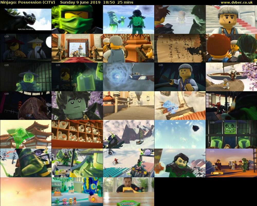 Ninjago: Possession (CITV) Sunday 9 June 2019 18:50 - 19:15