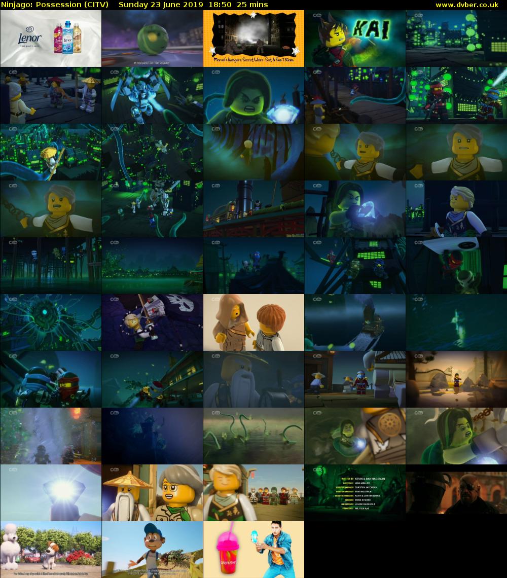 Ninjago: Possession (CITV) Sunday 23 June 2019 18:50 - 19:15