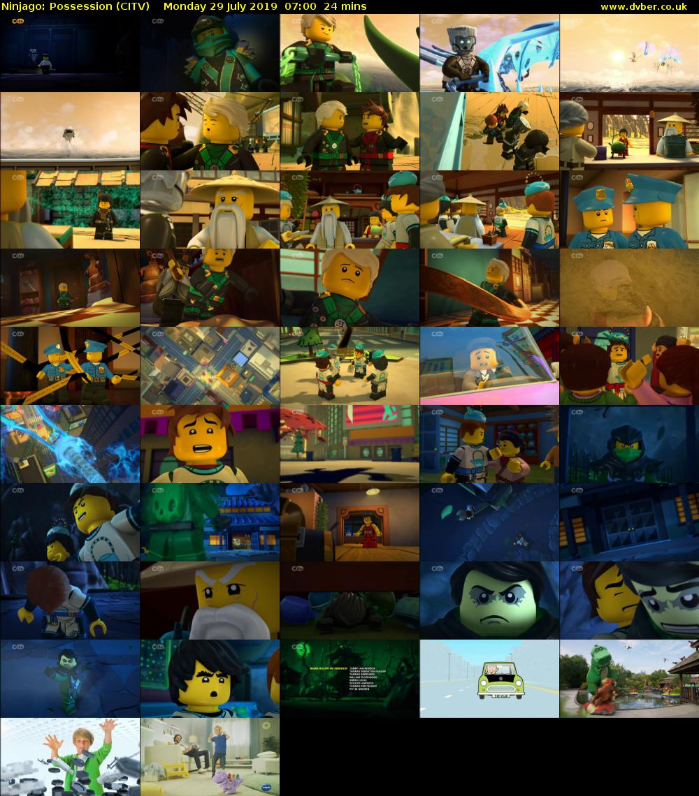 Ninjago: Possession (CITV) Monday 29 July 2019 07:00 - 07:24