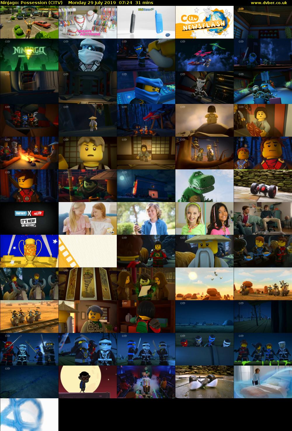 Ninjago: Possession (CITV) Monday 29 July 2019 07:24 - 07:55