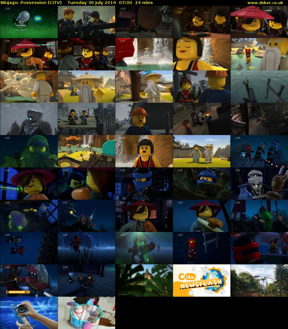 Ninjago: Possession (CITV) Tuesday 30 July 2019 07:00 - 07:24