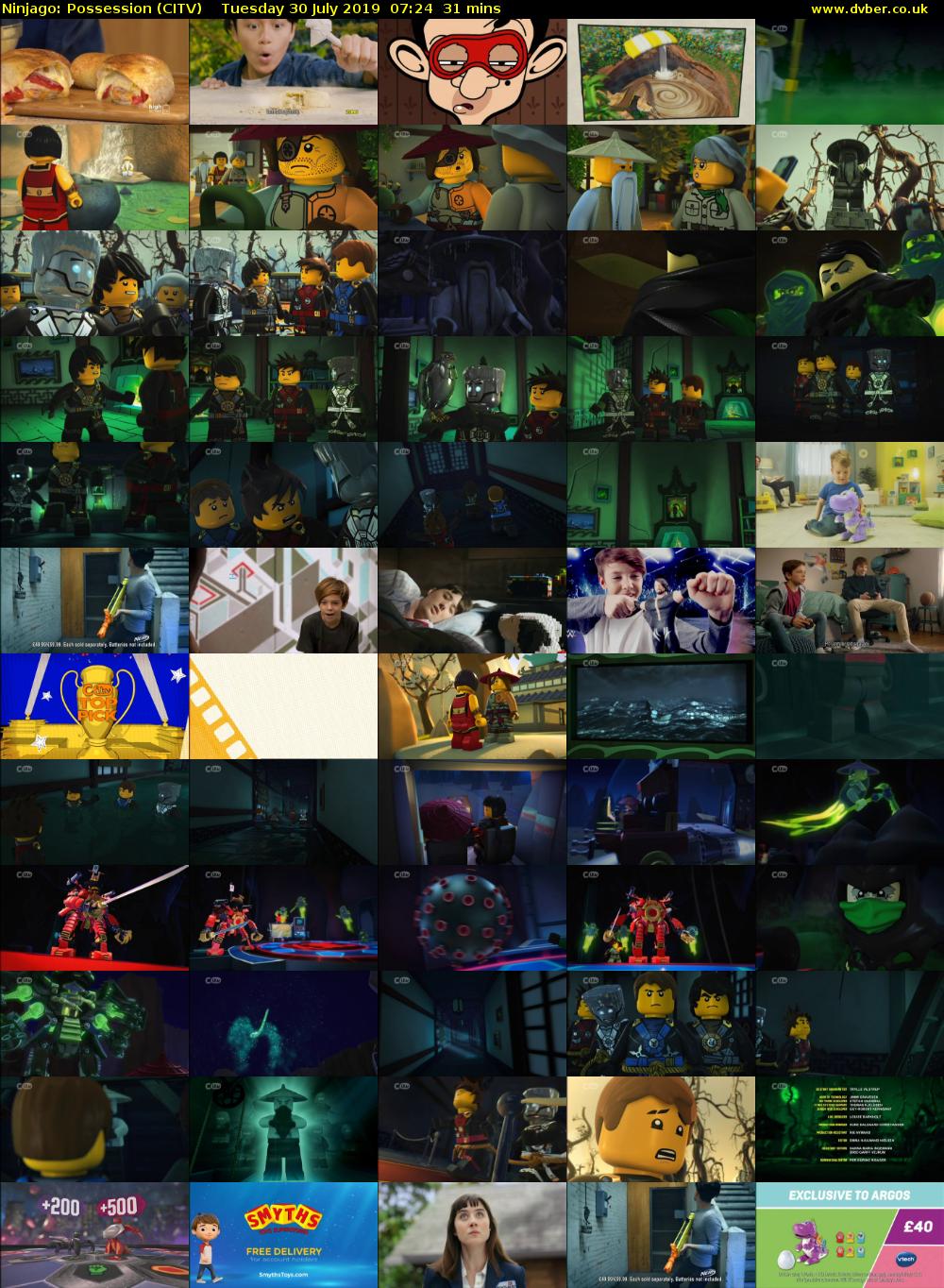Ninjago: Possession (CITV) Tuesday 30 July 2019 07:24 - 07:55