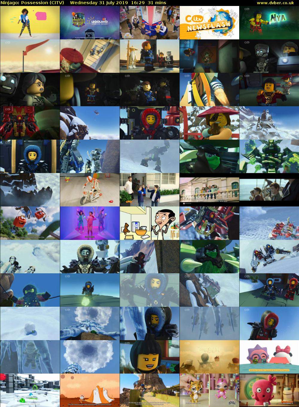 Ninjago: Possession (CITV) Wednesday 31 July 2019 16:29 - 17:00