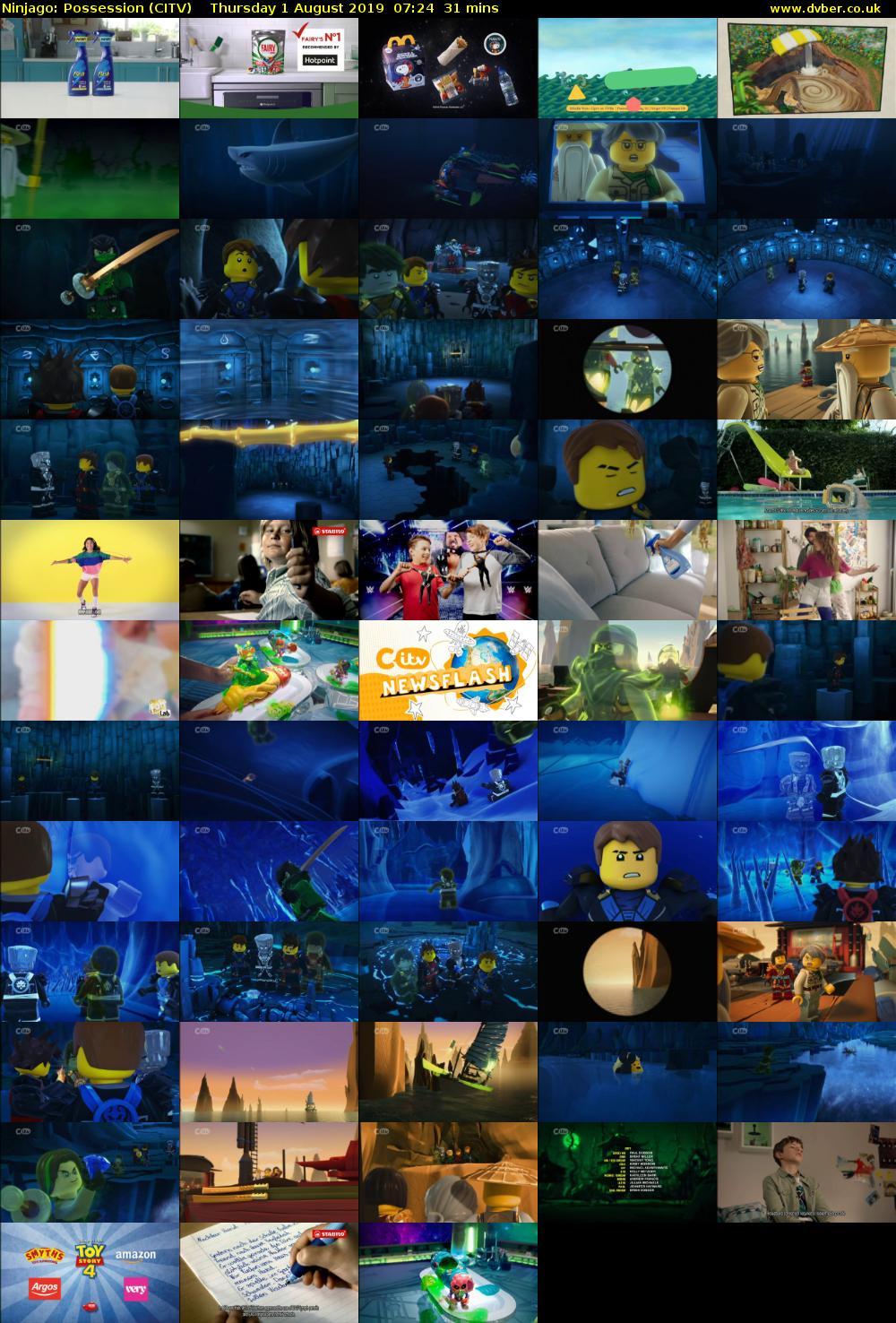 Ninjago: Possession (CITV) Thursday 1 August 2019 07:24 - 07:55