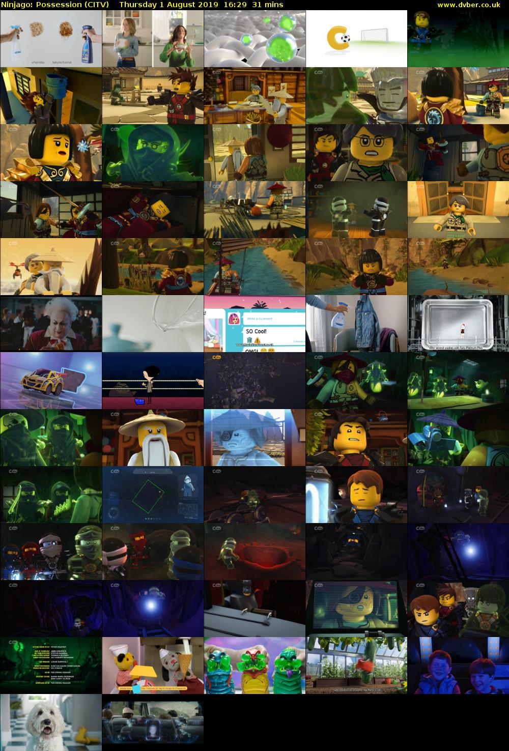 Ninjago: Possession (CITV) Thursday 1 August 2019 16:29 - 17:00