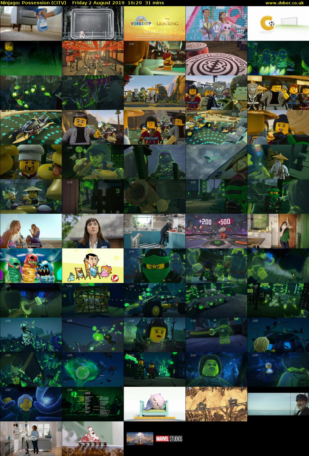 Ninjago: Possession (CITV) Friday 2 August 2019 16:29 - 17:00