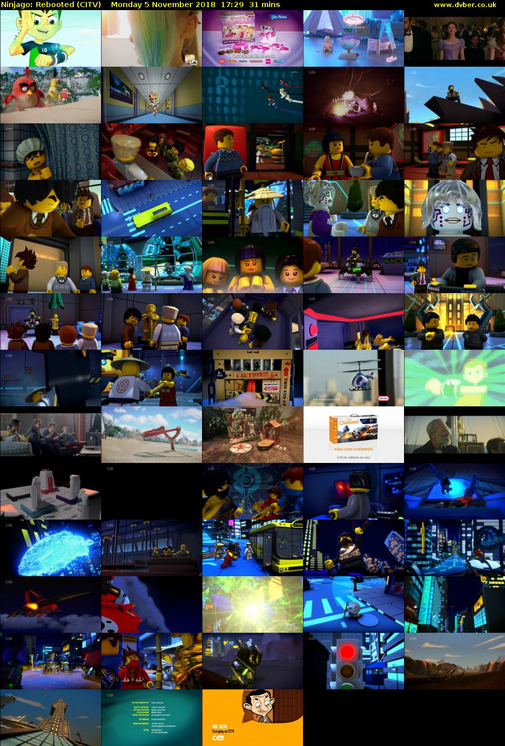 Ninjago: Rebooted (CITV) Monday 5 November 2018 17:29 - 18:00