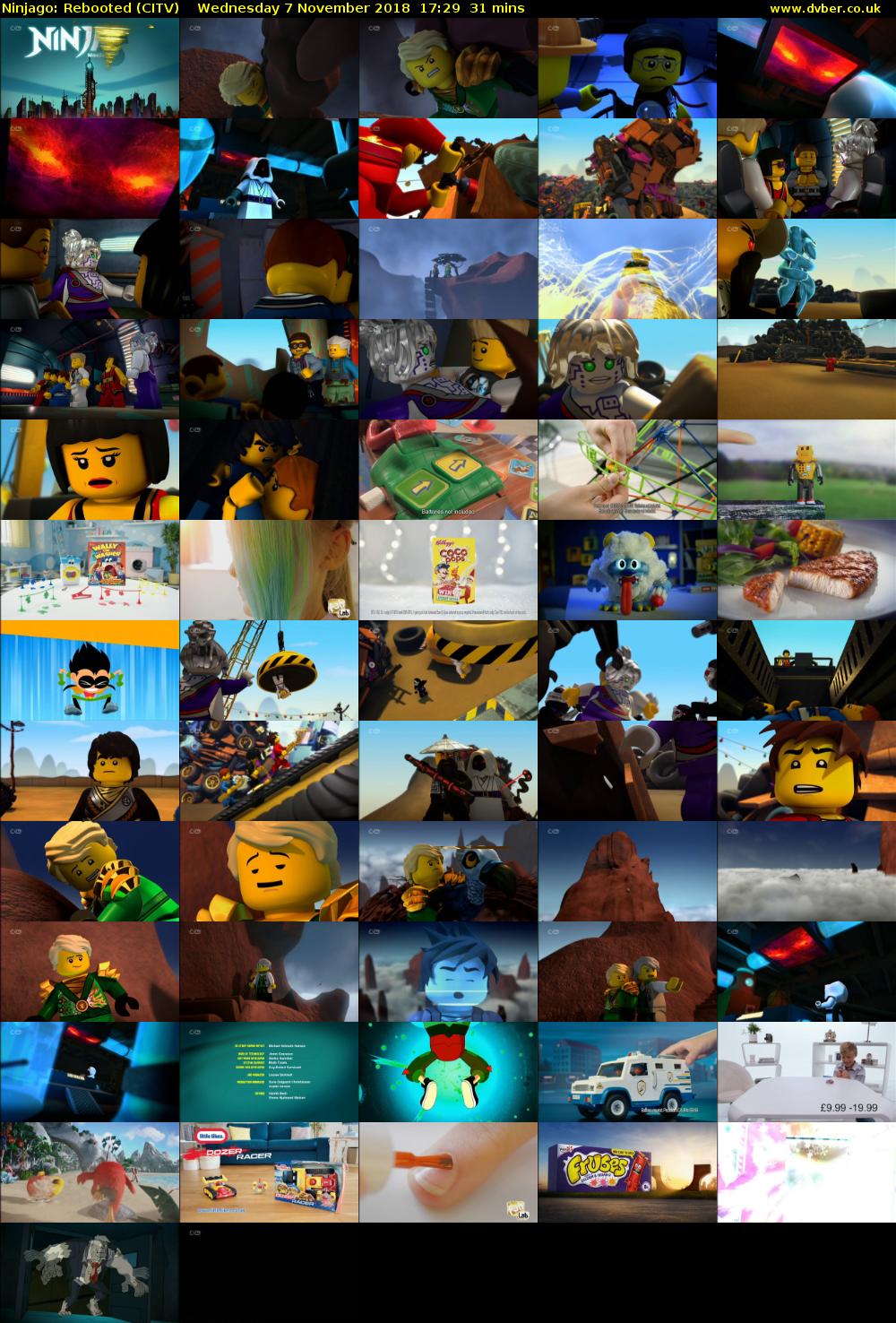 Ninjago: Rebooted (CITV) Wednesday 7 November 2018 17:29 - 18:00