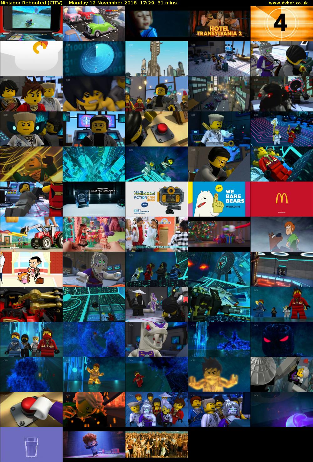 Ninjago: Rebooted (CITV) Monday 12 November 2018 17:29 - 18:00