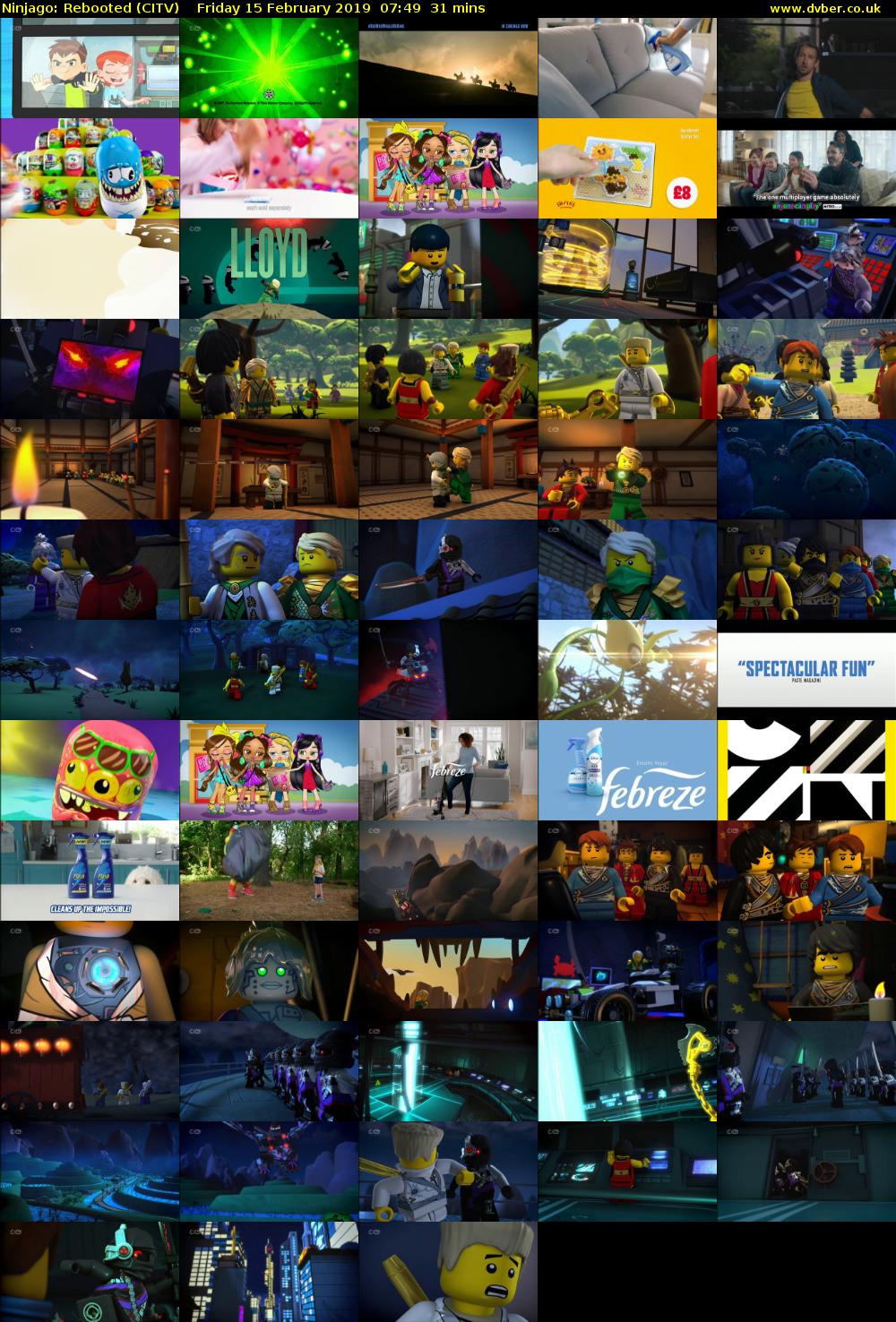 Ninjago: Rebooted (CITV) Friday 15 February 2019 07:49 - 08:20
